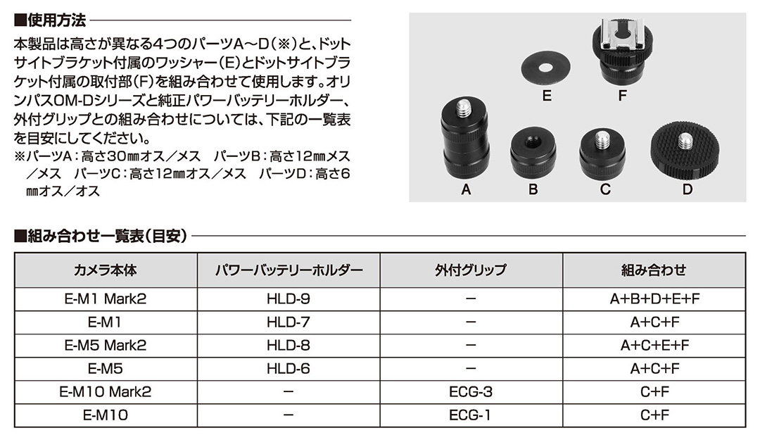 株式会社エツミ | ドットサイトブラケット用HLDアダプター